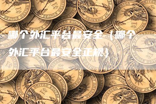 哪个外汇平台最安全（哪个外汇平台最安全正规）
