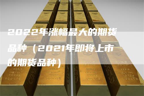 2022年涨幅最大的期货品种（2021年即将上市的期货品种）