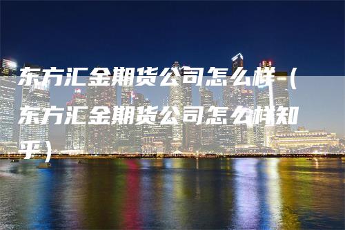 东方汇金期货公司怎么样（东方汇金期货公司怎么样知乎）