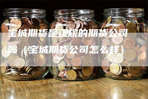 宝城期货是正规的期货公司吗（宝城期货公司怎么样）