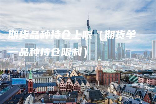 期货品种持仓上限（期货单一品种持仓限制）