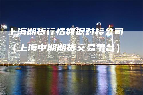 上海期货行情数据对接公司（上海中期期货交易平台）