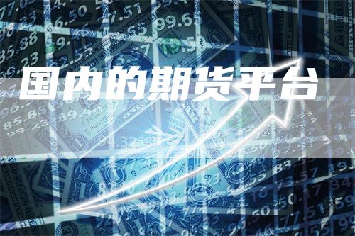 国内的期货平台