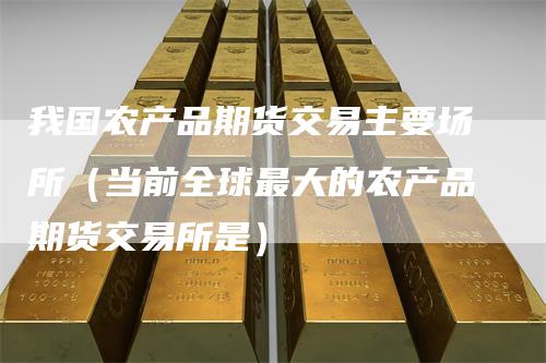 我国农产品期货交易主要场所（当前全球最大的农产品期货交易所是）