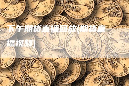 下午期货直播回放(期货直播视频)