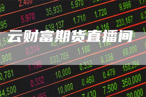 云财富期货直播间