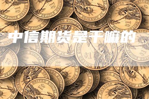 中信期货是干嘛的