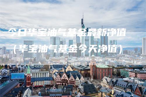今日华宝油气基金最新净值（华宝油气基金今天净值）
