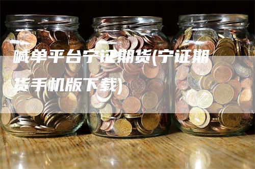 喊单平台宁证期货(宁证期货手机版下载)