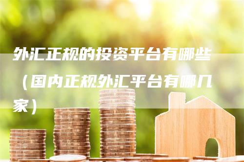 外汇正规的投资平台有哪些（国内正规外汇平台有哪几家）