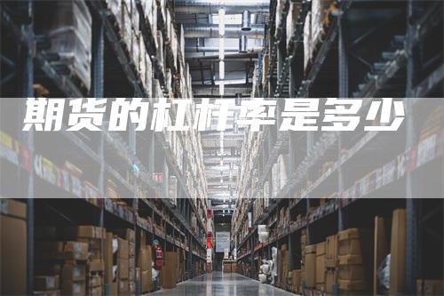 期货的杠杆率是多少