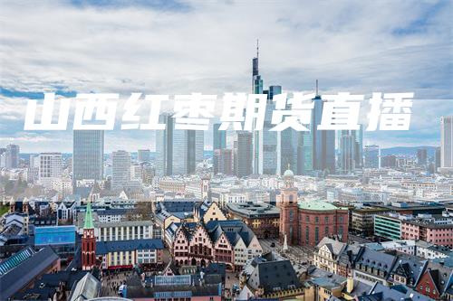 山西红枣期货直播