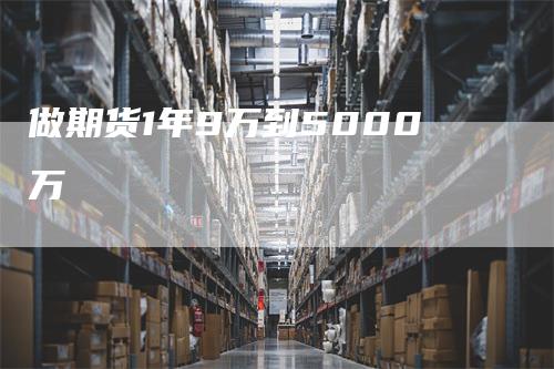 做期货1年9万到5000万