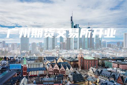 广州期货交易所开业