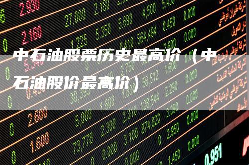 中石油股票历史最高价（中石油股价最高价）