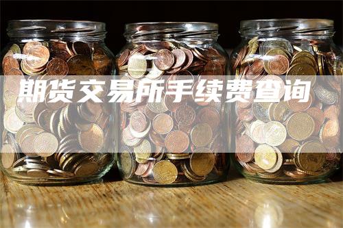 期货交易所手续费查询