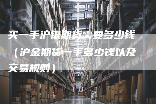 买一手沪银期货需要多少钱（沪金期货一手多少钱以及交易规则）