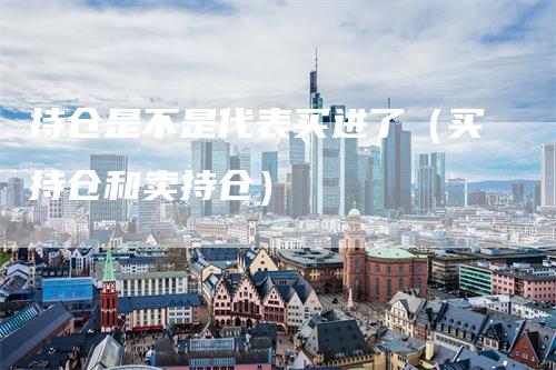 持仓是不是代表买进了（买持仓和卖持仓）