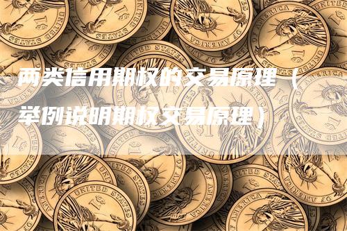 两类信用期权的交易原理（举例说明期权交易原理）