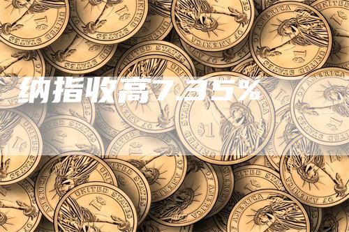 纳指收高7.35%