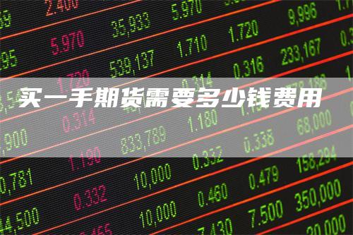 买一手期货需要多少钱费用