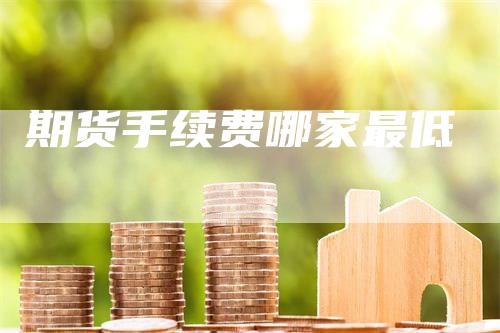 期货手续费哪家最低