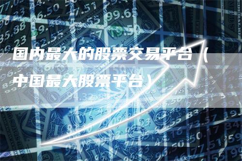 国内最大的股票交易平台（中国最大股票平台）