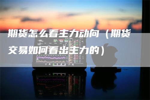 期货怎么看主力动向（期货交易如何看出主力的）