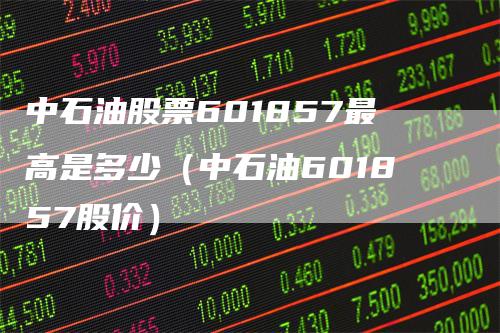 中石油股票601857最高是多少（中石油601857股价）