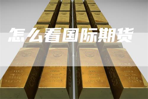 怎么看国际期货
