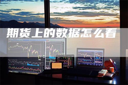 期货上的数据怎么看
