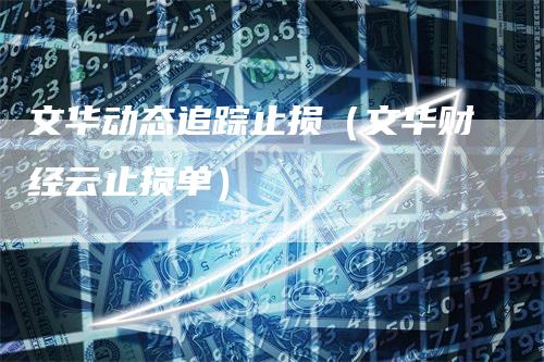 文华动态追踪止损（文华财经云止损单）