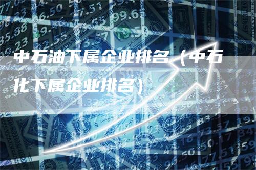 中石油下属企业排名（中石化下属企业排名）