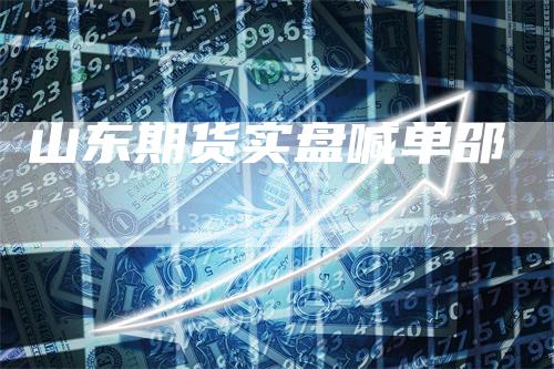 山东期货实盘喊单邵
