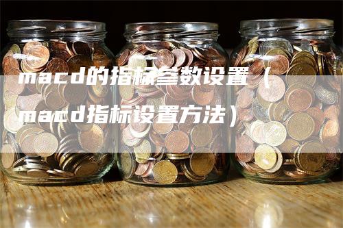 macd的指标参数设置（macd指标设置方法）