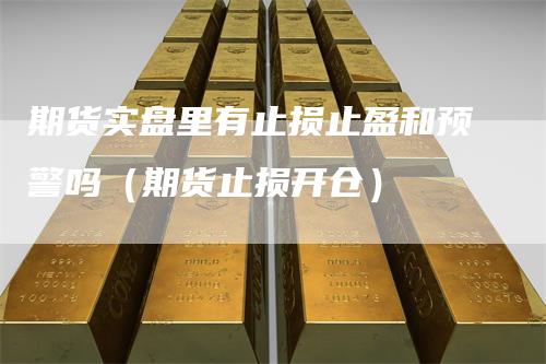 期货实盘里有止损止盈和预警吗（期货止损开仓）