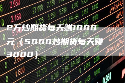 2万炒期货每天赚1000元（5000炒期货每天赚3000）