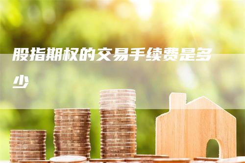 股指期权的交易手续费是多少