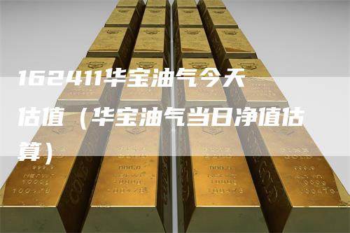 162411华宝油气今天估值（华宝油气当日净值估算）